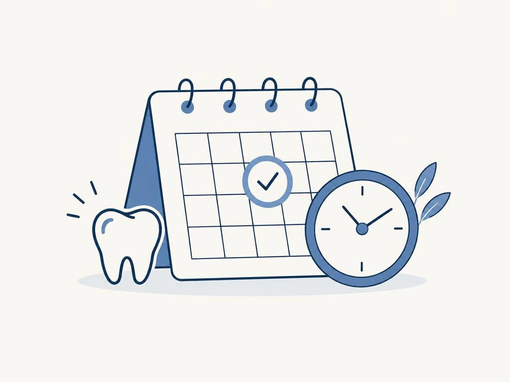 Illustration d'un calendrier avec une date réservée et une horloge